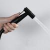 DAHSLNWKN Hand HeldSprayer Stainless Steel SprayeShower Head with Hose and Bracket Holder - Black Toilet Spray Gun Set Stainless Steel Women's wash Faucet 1.5 Meter Stainless Steel I view 4