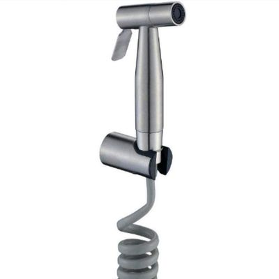 DAHSLNWKN Hand HeldSprayer Stainless Steel Spraye ToiletShower Head with Hose and Bracket Holder - 304 Stainless Steel Washing Machine Spray Gun Wall Mounted
