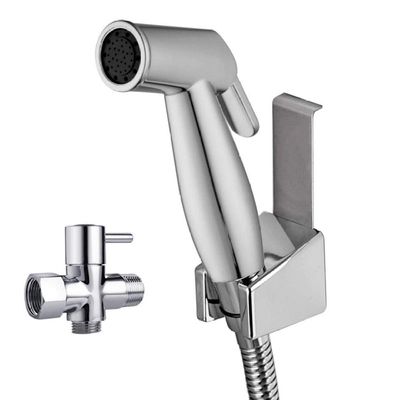 DAHSLNWKN HandheldSpray Kit Stainless SteelSpray Head Shower Sprayer - Toilet Spray Gun Set ABS pressurized Toilet Washer Nozzle Toilet Companion-B Wall Mounted