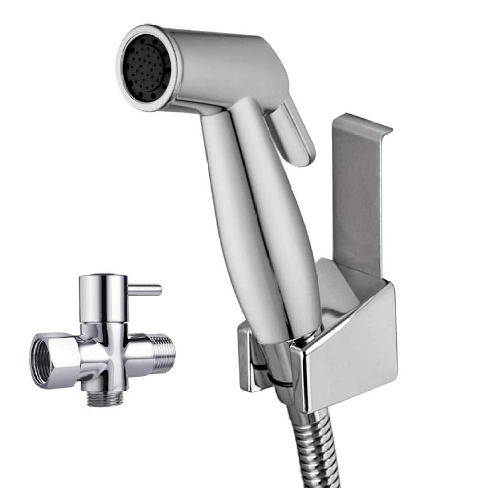 DAHSLNWKN HandheldSpray Kit Stainless SteelSpray Head Shower Sprayer - Toilet Spray Gun Set ABS pressurized Toilet Washer Nozzle Toilet Companion-B Wall Mounted