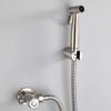 DAHSLNWKN HandheldSprayer Kit - 304 Stainless SteelSpray Gun SetSpray Head Bathroom SetToilet Companion Wall Mounted view 2