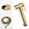 DAHSLNWKN Hand HeldSprayer Stainless Steel Spraye ToiletShower Head with Hose and Bracket Holder - Round Toilet Cleaning Toilet Floor Cleaning Flushing Washer Spray Gun Wall Mounted view 4