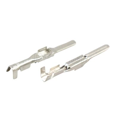 100/50Pcs 2.2Mm Male Female Car Crimp Terminals ST740673-3 8100-0457/8100-0458/7116-4025/7116-4026/7116-4027(Male Terminal,100Pcs)