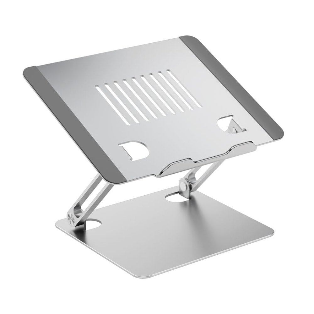 ZHCHAO Metal Aluminum Alloy Laptop Cooling Bracket Foldable Lift Adjustable Elevated Stand(OneColor)