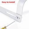 ZHCHAO Aluminium Alloy Metal Laptop Stand Notebook Holder Cooler Bracket Riser Laptop Support view 3