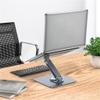 ZHCHAO Folding Reading Drawing Stand Aluminum Alloy Lift Laptop Cooling Stand Tablet Swivel Stand view 4