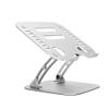 ZHCHAO Laptop Tablet Aluminum Alloy Silver Adjustable Desktop Stand is Easy to Fold and Store view 1