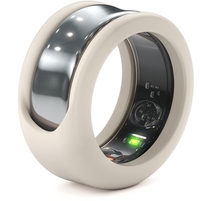 Rinfit Smart Ring Protector - Silicone Ring Enhancer for Active Lifestyle and Gym - StyleFit U.S. Design Patent - Stone, Size 8
