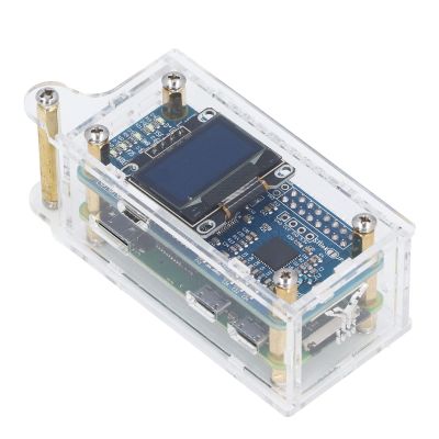 Hilitand MMDVM Hotspot Support D Star YSF P25 NXDN POCSAG Digital Voice Modem 0.96 Inch Screen RasPi W 16GB Memory Card, Imported Components and Temperature Compensated Crystal, Hilitandifog64kmds