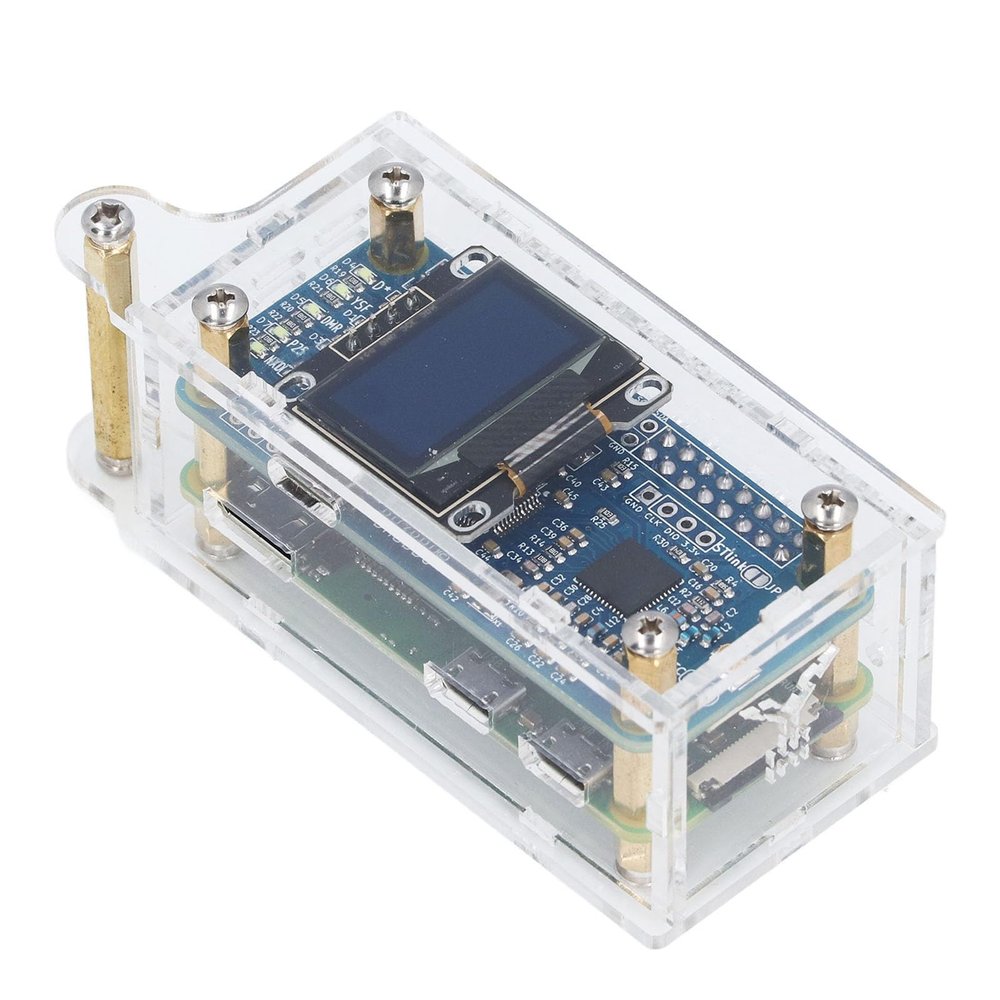 Hilitand MMDVM Hotspot Support D Star YSF P25 NXDN POCSAG Digital Voice Modem 0.96 Inch Screen RasPi W 16GB Memory Card, Imported Components and Temperature Compensated Crystal, Hilitandifog64kmds
