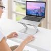 ZHCHAO Aluminum Alloy Laptop Stand for Office Use Foldable Heat Dissipation Adjustable Lazy Size view 4