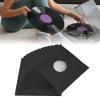 20Pcs Kraft Paper Matte Black Record Jackets, Thick Cardboard Sleeve with Center Hole, for Standard 12 Inch Records view 2
