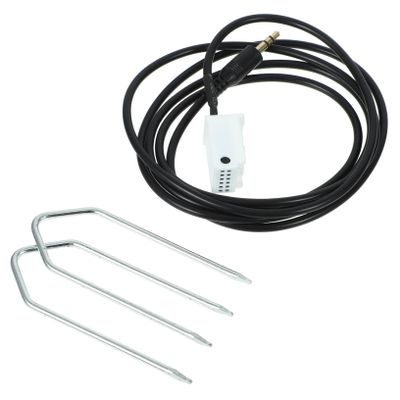 BUGUUYO Aux Audio Cable Adapter with Radio Removal Tool Versatile Cd Interface for Automotive Use Durable Design for Easy Installation and Repair