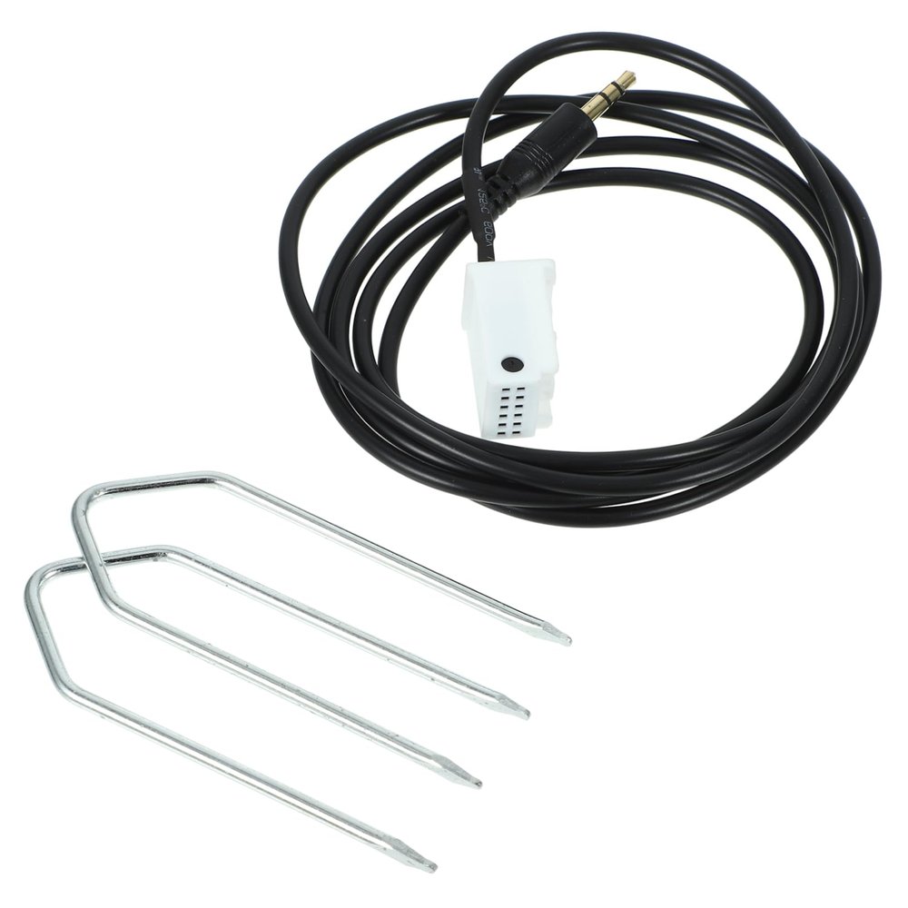 BUGUUYO Aux Audio Cable Adapter with Radio Removal Tool Versatile Cd Interface for Automotive Use Durable Design for Easy Installation and Repair
