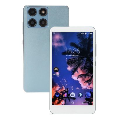 MP4 Player with, Portable Digital MP4 Player with 5.0 Inch Full, Photo Function, FM Radio, HiFi Music Player for Sports Running (Blue)