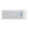 Uitndvyte Arabic Keyboard Stickers English Replacement Stickers with Clear Background for Laptop Desktop Keyboards, Blue view 1
