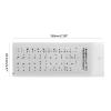 Uitndvyte Arabic Keyboard Stickers English Replacement Stickers with Clear Background for Laptop Desktop Keyboards, Blue view 4