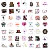 100Pcs Dancing Stickers Decals Vinyl Perfect Dancer Vinyl Sticker Laptop Water Bottle Phone Skateboard Stickers Decals for Women Ladies Girls (Dacing) view 2