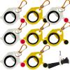 CANAANIN Zip Tie Holder Cable Tie Holder Heavy-Duty Colored Upgraded for Tool Belt Electrician Tool Tradie Bits Organized Strong Efficient Storage Reusable Portable (Yellow White, 8 Pcs) view 1