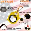 CANAANIN Zip Tie Holder Cable Tie Holder Heavy-Duty Colored Upgraded for Tool Belt Electrician Tool Tradie Bits Organized Strong Efficient Storage Reusable Portable (Yellow White, 8 Pcs) view 4