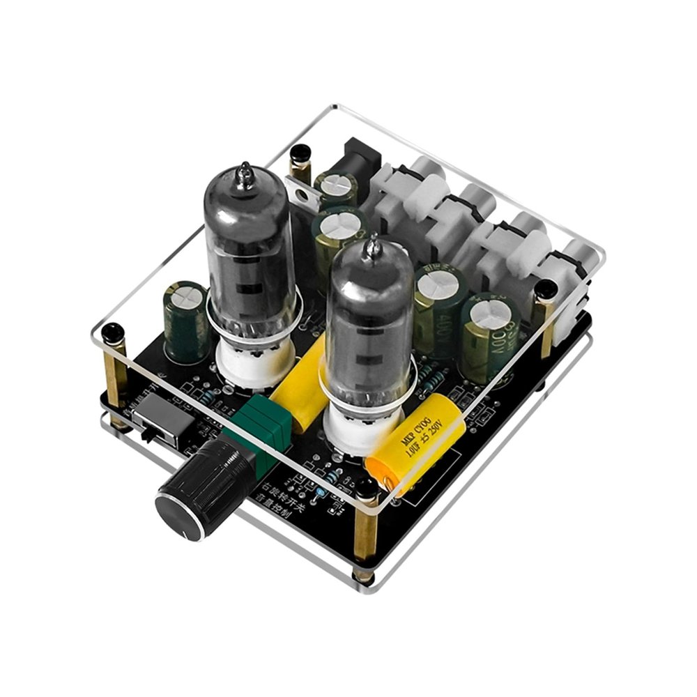 Uitndvyte Upgraded 6K4 Tube Preamplifier Amplifiers HiFi Tube Preamp Buffer AudioAmp Speaker Sound Amplifier Home Theater