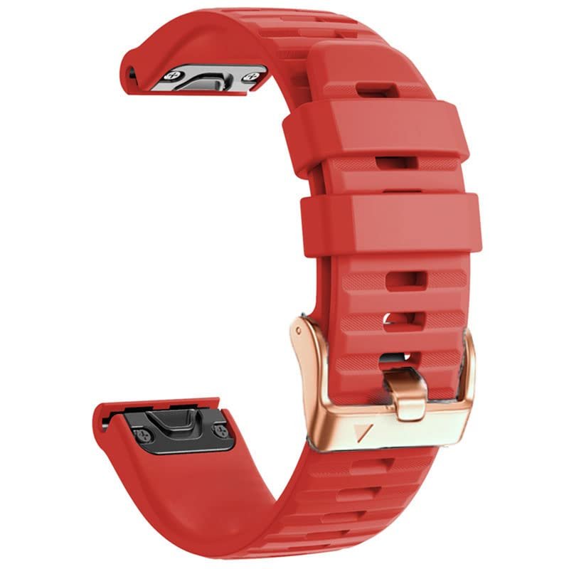 IRFKR 20MM Watchband For Garmin Fenix 5S Plus 6S Pro Fenix7S Mk2S Instinct 2S Silicone Quick Release Watch Easyfit Wrist Band Strap(F,For Fenix 5S Plus GPS)