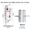 CYOMKWO New Model App Security Electric Password Fingerprint Waterproof Smart Door Lock(Silver30X240 (60 68)) view 2
