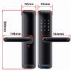 CYOMKWO New Model App Security Electric Password Fingerprint Waterproof Smart Door Lock(Silver30X240 (60 68)) view 4