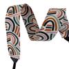 Boho Geometric Camera Strap (One Size - Width: 2", Pink and Brown) view 2
