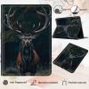 Amazon Kindle Fire HD 10/10 Plus Case (11th Gen), Adjustable Stand, Auto Sleep/Wake, 10.1", "Majestic Deer view 3