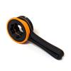 3DP Fokale - Extra Fine Telescope Focus Knob Adjustment Lever 8T-20/23, Compatible with SE 5/6/8'', 9.25 SCT & More, Dual Modes, Control Precision Enhancement, Black / Orange view 1
