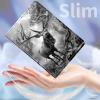 Amazon Kindle Fire HD 10/10 Plus (11th Gen) Adjustable Stand Case with Auto Sleep/Wake - Black/White Deer view 4