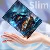 AIRWEE Case for Kindle Fire HD 10/10 Plus (13th/11th 2023/2021 Release), Adjustable Stand Kindle Fire HD 10 Tablet Case 11th generation, with Auto Sleep/Wake Kindle Fire Case 10.1"", Dark Pirate Ship view 4