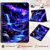 AIRWEE Case for Kindle Fire HD 10/10 Plus (13th/11th 2023/2021 Release), Adjustable Stand Kindle Fire HD 10 Tablet Case 11th Generation, with Auto Sleep/Wake Kindle Fire Case 10.1"", Blacklight view 3