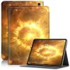 AIRWEE Case for Kindle Fire HD 10/10 Plus (13th/11th 2023/2021 Release), Adjustable Stand Kindle Fire HD 10 Tablet Case 11th Generation, with Auto Sleep/Wake Kindle Fire Case 10.1"", Yellow Light view 1