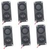 YFUSET 6 PCS Speaker 5 Watt 8 Ohm Double Cavity Mini Speaker Full-Range Cavity Advertising Machine Small Speaker 3.3V 5V with JST-PH2.5mm-2 pin Interface view 1
