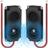 YFUSET 6 PCS Speaker 5 Watt 8 Ohm Double Cavity Mini Speaker Full-Range Cavity Advertising Machine Small Speaker 3.3V 5V with JST-PH2.5mm-2 pin Interface view 4