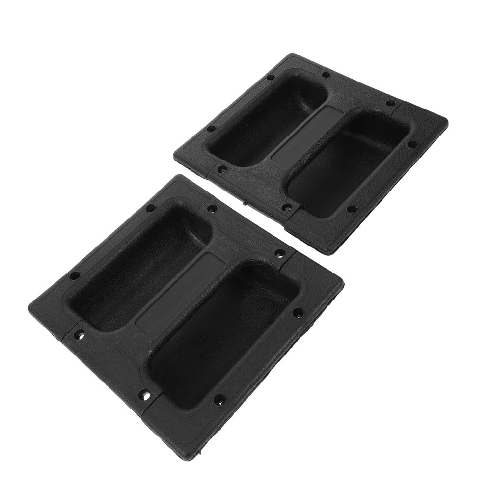 ibasenice 2pcs Speaker Handle Replacement Plastic Side Handles for Subwoofer Garage Door Fence Gate Ergonomic Design for Comfortable Carrying for Audio Equipment