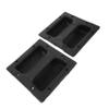 ibasenice 2pcs Speaker Handle Replacement Plastic Side Handles for Subwoofer Garage Door Fence Gate Ergonomic Design for Comfortable Carrying for Audio Equipment view 1
