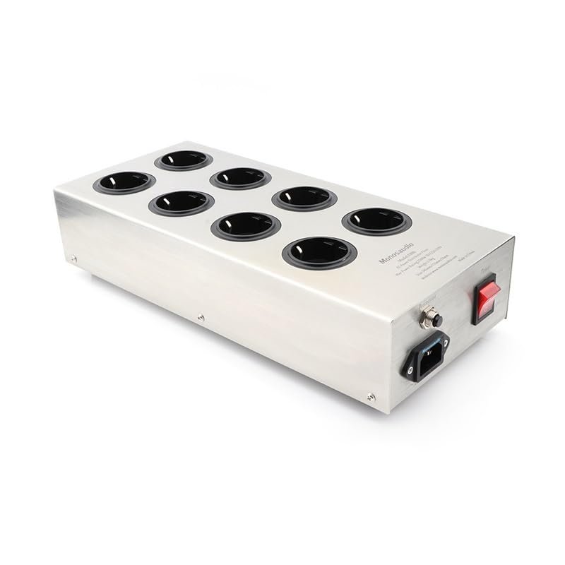 AC E800HiFi Power Filter Device, Socket 8 Way AC Power Conditioner, Audiophile Grade Power Purifier