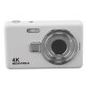 DirectNine Basics Digital Camera, 12MP 1080P 16X Zoom Auto Focus Digital Camera, 2.4in TFT Screen, Portable Compact Camera for Kids Girls Boys Teens Beginners (White), Generice2rz4otndb-12 view 1