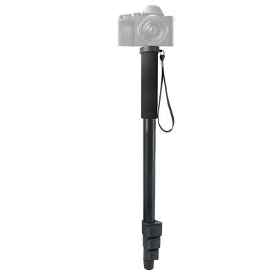 P 264 Camera Monopod, Manbily Aluminum Compact Lightweight Travel Monopod, Buckle Design, 4 Sections Digital Camera Handheld Monopod for Action Camera Smartphone