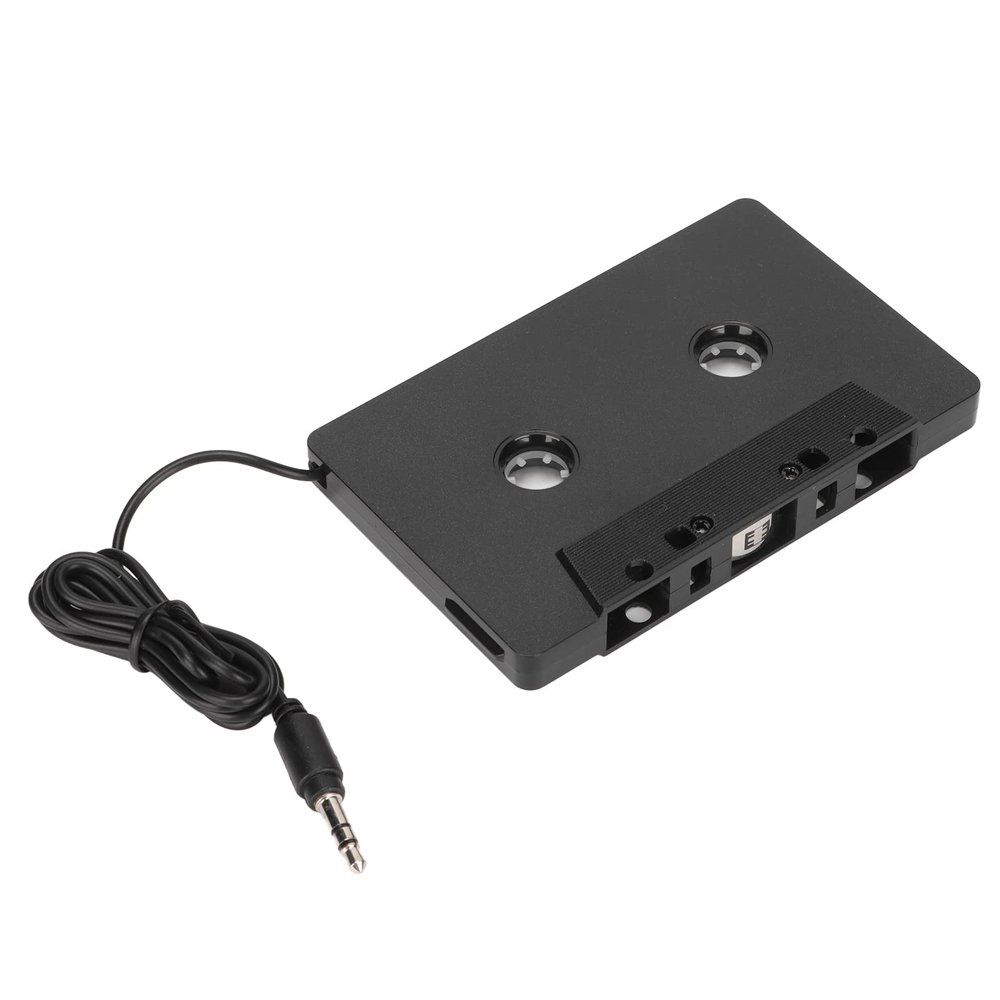 Wisoqu Car Audio Cassette Receiver, Tape to Aux Adapter with Stereo Audio, 3.5mm Headphone Jack, for Phones Tablets Car Speaker