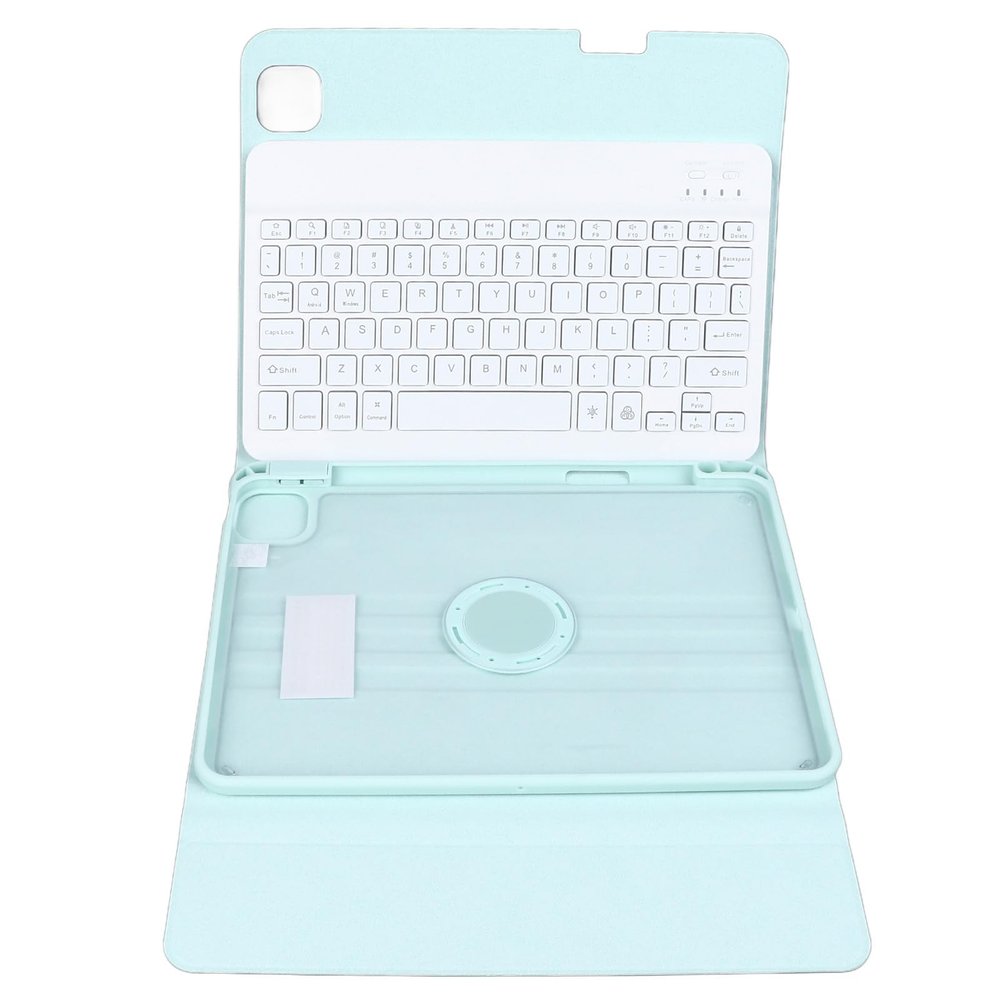 Wisoqu Tablet Keyboard Case for iOS 10.9 Inch Tablet, Tablet Protective Case with Detachable Keyboard, Pen Slot, Tablet Folding Stand Cover