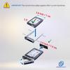 DRIVECADDY 3-Pack 2.5" Hard Drive Caddy - Compatible for Dell PowerEdge Servers - 14-17th Gen T560 R660 R6615 R6625 R7615 R7625 R760 R760xs R760xa R860 R960 and More - SSD SAS SATA NVMe Tray view 4