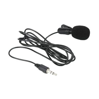 3.5mm Microphone Hand-Free Collar Clip Mic for Video Meeting