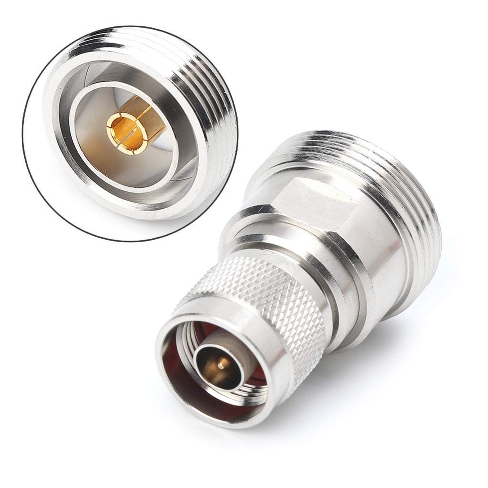 Ldabrye Coaxial Adapter L29 7/16 DIN Female to N Male Plug Connector