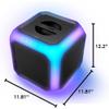 Philips TAX720737 X7207 Bluetooth Party Cube Speaker - Black view 4