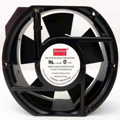 AJSWISH 4WT42A 239 CFM AC AXIAL Fan 4WT42A 115V 27/25 WATTS 17CM Cooling Fan