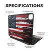 Skin Compatible with Apple Magic Keyboard for iPad Pro 11inch (M4) 2024 - Tattered Flag - Premium 3M Vinyl Protective Wrap Decal Cover - Easy to Apply | Crafted in The USA by MightySkins view 2